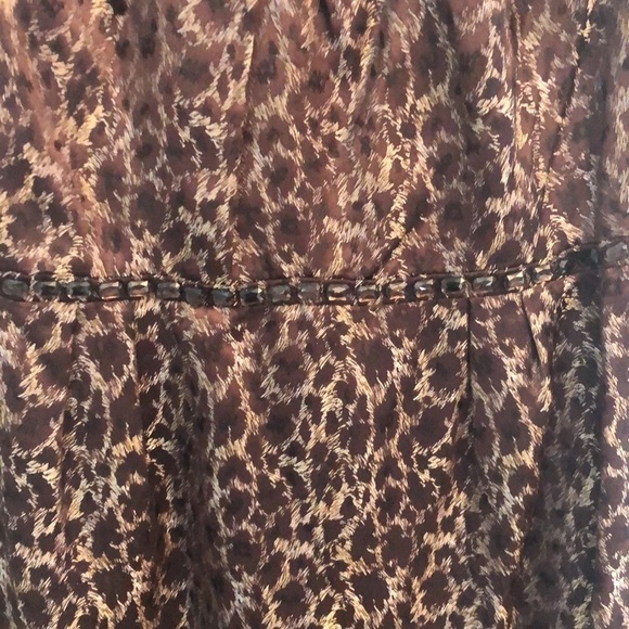 Carmen Marc Valvo Elegant Dress Jewel Accents 14 - Picture 5 of 8